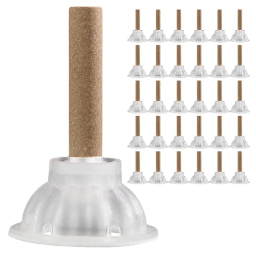Ipetboom Moxibustion-Sticks und Basis 50 Sets Mini-Moxibustion-Sticks Traditionelle Moxa-Sticks Körperakupunktur-Moxibustion-Stick Handgefertigte Moxibustion-Rolle Beifuß-Sticks Moxa Stick
