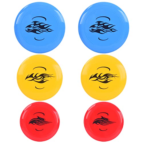Naissgo Disc Golf Set,6 Stück Disc Golf Scheiben Set, Driver, Midrange & Putter Disc Wurfscheibe für Erwachsene Kinder, Discgolf für Sport, Spiele