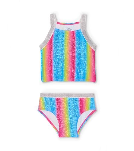 Hatley Tankini-Set für Mädchen, Jelly Bean Rainbow, 5 Jahre