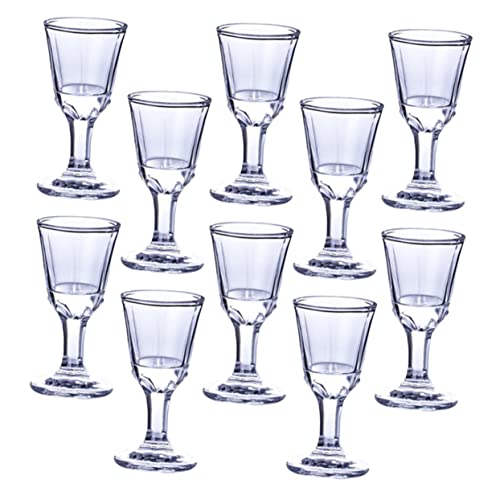 Ciieeo 10Stücke Weißweinbecher Aus Eleganter Schnapsbecher Für Hochzeiten Partys Und Versammlungen Langlebig Und Sicher Für Jede