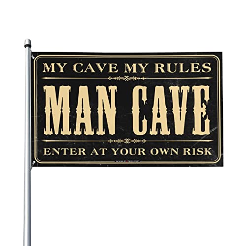 Country Boy Flaggen Wrning Enter At Your Own Risk Flagge Pool Schilder und Dekoration Outdoor Lustige Raumdekoration (30 x 45 cm)