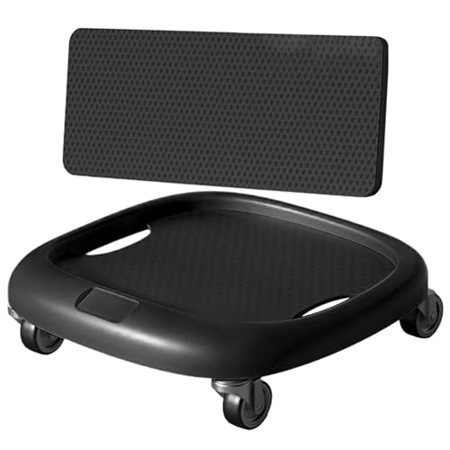 Ab Rollerrad, 360 ° drehbarer Core Sliders mit Matte, Bauchtrainer, Taillenstärke-Trainer und Full-Body Workout Tool für Home Gym Fitness Training