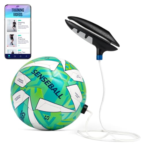 SenseBall Fußball & Neue Verbesserte App Pro-Level Größe 2 | Trainingsausrüstung für fortgeschrittene Spieler | Technik & Ballkontrolle verbessern mit Profi-Fußballtrainer-Programm & 50+ Übungsvideos