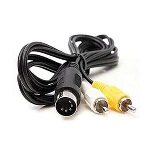 WiCareYo AV Audio Video Composite TV Kabel für Genesis 1 Mega Drive Master System