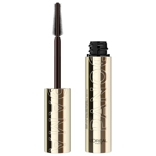 L'Oréal Paris Mascara, Wimperntusche für extra Definition und extra Volumen, Mit Panorama-Bürste und Panorama Effekt, Volume Million Lashes, Brown,Braun, 1 x 9,9 ml