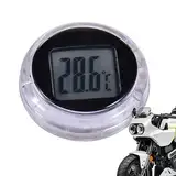 Motorrad Thermometer Motorrad, 2 In 1 Auto Thermometer IP64 Wasserdichte Motorrad Aufklebbare 28mm Temperaturmessgerät Temperatur Luftfeuchtigkeitsmesser