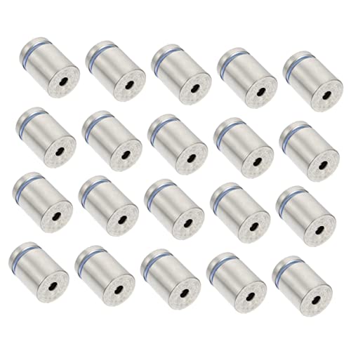 SOLUSTRE 40 Stk Werbe-pin Abstandsnägel Aus Glas Werbenagel Abstandsbolzen Für Glas Wandabstandshalter Aus Edelstahl Abstandshalter Aus Glas Wandbehang Rostfreier Stahl Selbstschneidend