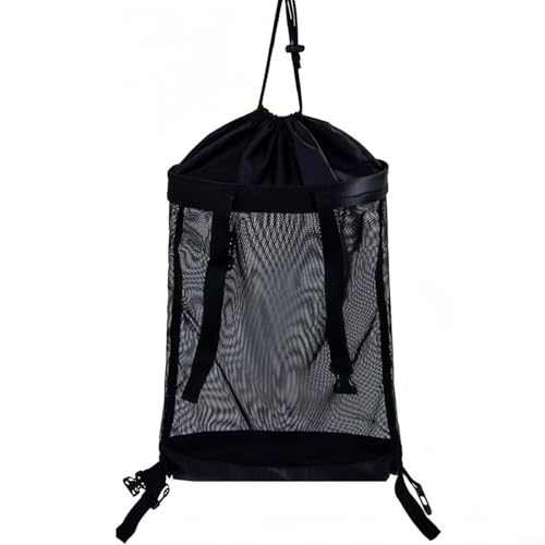 Gettimore Aufbewahrungstasche für Golfwagen, große Kapazität, Nylon-Netz-Organizer mit mehreren Taschen für Golfzubehör, einfache Installation, faltbares Design, 48 x 40 cm
