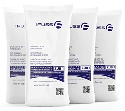 Mr. Fuss Pflegewatte 4 x 25 g