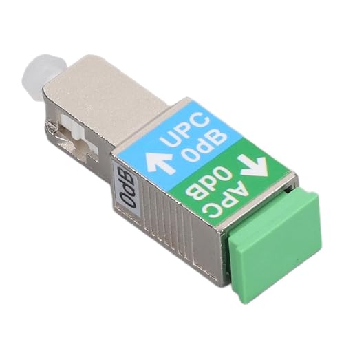 Glasfaserkabel, Glasfaser-Adapter, Singlemode Simplex, SC-Faser-Dämpfungsglied, SC-UPC-Stecker auf SC-APC-Buchse, Adapter 1200 Nm Bis 1600 Nm, Verlustarm, Hybrid-Glasfaser-Stecker