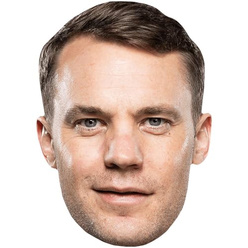 Manuel Neuer (Stubble) Maske aus Karton