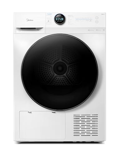 Midea MD20EH80WB-A3 Wärmepumpentrockner/ 8 kg/EEK A+++ / UV Hygience/Knitterschutz/Sanfte Pflege/Auto Dry/Wollpflege/Auffrischen/Fernsteuerung/Startzeitvorwahl/Weiß