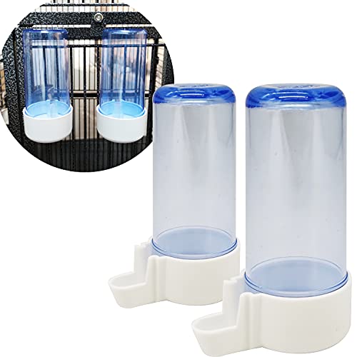 BPS BUENA PET SHOP Tiertränke, 2x Futtertränke, Größe L, Länge 13 cm, für Papageien, Kaninchen, Hühner, Tauben, Vögel, Wachteln, andere Haustiere