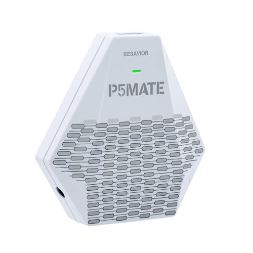Besavior P5 Mate USB Adapter für PS5/PS5 Slim, PS5 Gaming Konverter Zubehör unterstützt Mehrspieler-Spiele, geringe Latenz, unterstützt mehrere Controller/Peripheriegeräte/Headsets/Mikrofone