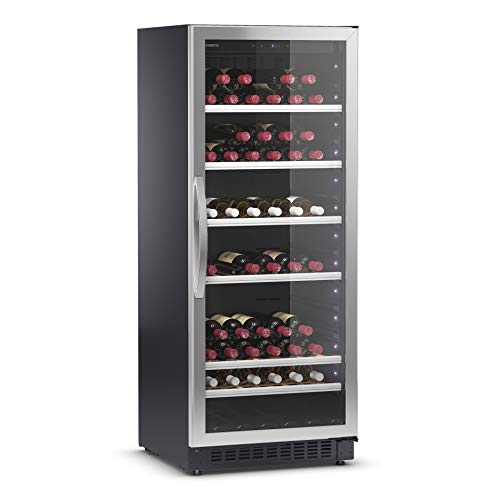C101G Kompressor-Weinkühlschrank mit Glastür für 101 Flaschen ideal für die Wein-Präsentation in Restaurants, Bistros oder Hotels