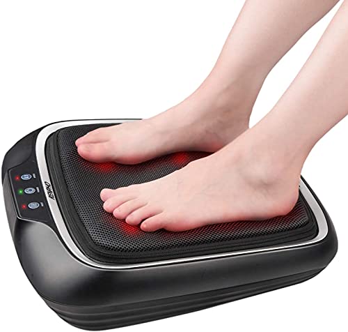 RENPHO Fußmassagegerät mit Wärme, Shiatsu Fussmassagegerät Elektrisch,18 Flexible Kneading Massageköpfen, Fussmassagegerät für Plantar Fasciitis, Vatertagsgeschenk für Papa