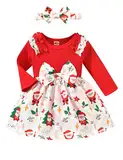 Borlai Kleinkind Baby Mädchen Kleidung Set Langarm Rüschen Strampler Kleid Floral Gedruckt Bow Rock Jumpsuit Onesie Outfit