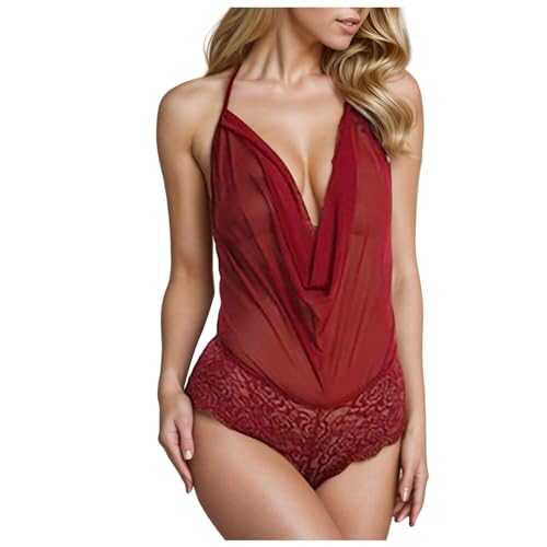 Neue Damen Spitzenunterwäsche Sexy Dessous Neuartige Unterwäsche (S)