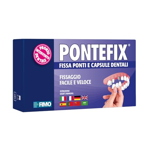 Pontefix Dentalzahnzement - Befestigt Brücken, Zahnkapseln und Stiftzähne