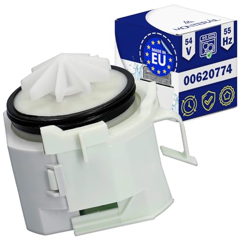 Ablaufpumpe für Geschirrspüler BLP3 01/003 475.190 54V 55Hz mit dem Originalcode 00620774 620774 für Bosch für Siemens - MADE IN EU - Garantie 10 Jahre - MONTERAL