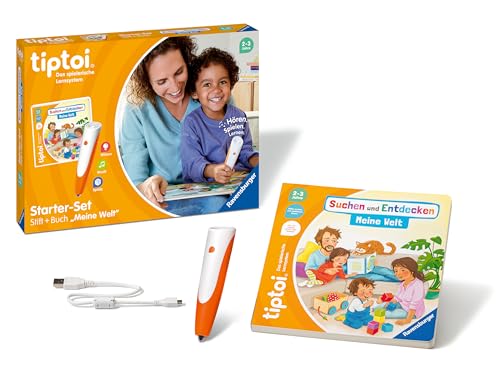 Ravensburger tiptoi Starter-Set 00112: Stift und Bilderbuch Suchen und Entdecken Meine Welt - Lernsystem für Kinder ab 2 Jahren