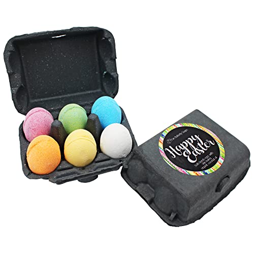 Fizzy Easter Eggs - Bunte Badeeier (6x 65 g / 13.75 oz) | Mitbringsel fürs Osternest, Geschenk zu Ostern