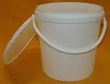 ZI Hobbock 12,5kg Druckdeckeleimer 10 Liter aus Kunststoff für Lebensmittel