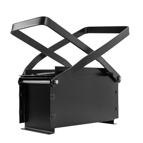 Treeisland Papierbrikettpresse, Papierpresse für Briketts, Altpapier Pressen Manuell Brikettpresse für Papier, Schwarz