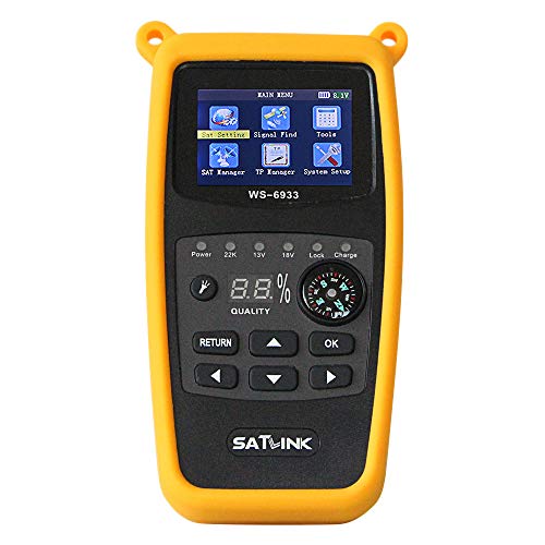 Satlink WS-6933 Camping Satfinder HD DVB-S + DVB-S2 8PSK SAT Messgerät EU
