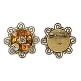 Fleischgeschäft, Grill, Steak, Blume, Brosche, Anstecknadeln, Schmuck für Mädchen, M, Metall
