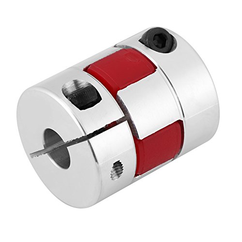 1 Stück Pflaumenwellenkupplung aus Aluminiumlegierung Verbindet Hervorragendes Lager, Vibrationsdämpfung, Elektrische Isolierung für Verschiedene Maschinen mit (8mm-8mm)