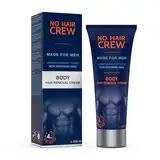 NO HAIR CREW Enthaarungscreme für den Körper – gründliche und sanfte Haarentfernung für Männer, 200 ml