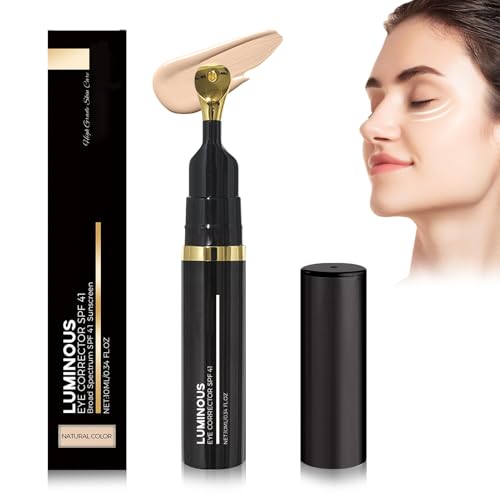Augenkorrektur, Farbkorrektur für Augenringe unter den Augen, feuchtigkeitsspendender Korrekturstift in Pfirsichfarbe, getönte Anti-Aging-Augencreme (Gelb, M)