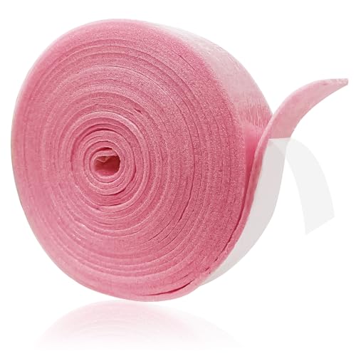 Randdämmstreifen, 50mm x 5mm x 20m Randdämmstreifen Selbstklebend, Randdämmstreifen für Ausgleichsmasse, Randstreifen Randdämmung Fußbodenheizung Estrich