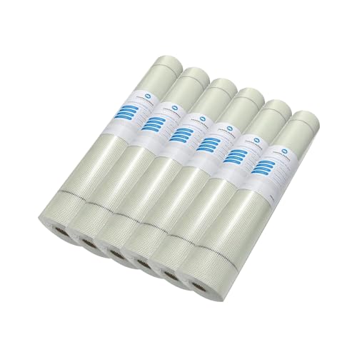 6 Rollen Handelskönig Armierungsgewebe 165 g/m² 100 cm x 50 m = insg. 300 m² Gewebe Fassade Putzgewebe Armierung