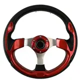 Sportlenkrad,Lenkrad Auto Universal Racing Car Racing Lenkräder PU 13 Zoll 320 mm Sport Lenkrad(C)