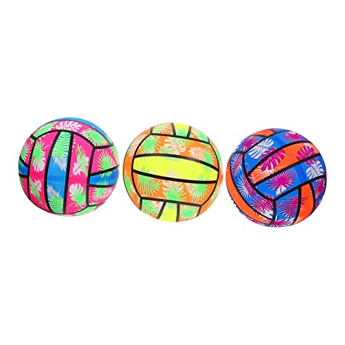 HAWILLOSCH 3 Stück Aufblasbare Wasser Volleyballs Zufälligen Farben Buntes Wasserspielzeug Für Strand Und Pool Ideal Für Kinder Und Erwachsene Perfekt Für Sommer Spaß