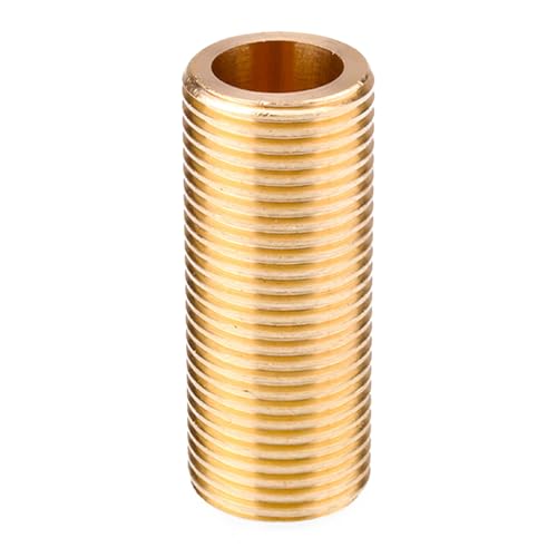 3/4 Zoll (25 mm) Gewindenippel, Messing Laufnippel, Gewinderohr lang, Sanitärarmatur für Tankanschlüsse, Länge 120 m