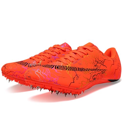 Zelzen Leichtathletik Schuhe Männer Frauen Laufen Nagel Spikes Schuhe Kinder, Track Wettbewerb Leichtathletik Schuhe Jungen für Training Langstreckenlauf 20
