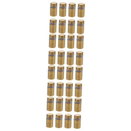ULTECHNOVO Metallhalter 32 STK Werbenägel Aus Edelstahl Glas-acryl-abstandshalter Acrylnägel Aus Glas Wandabstandshalterungen Werbeabstandhalter Werbenagel Rostfreier Stahl Wandschmuck