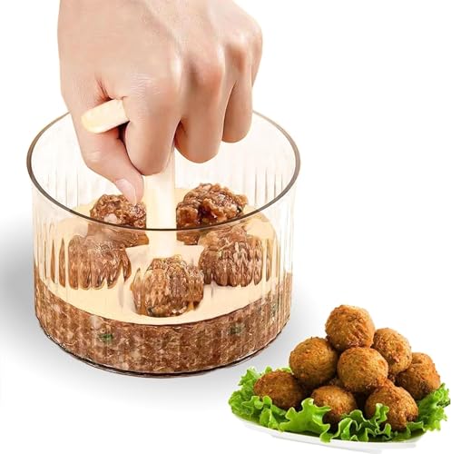 HeeDz Durchscheinender Fleischbällchen-Maker, extrudiertes Fleischbällchen-Herstellungswerkzeug for die Küche, kreatives DIY-Fleischbällchen-Herstellungsset for die Küche, (Color : A)