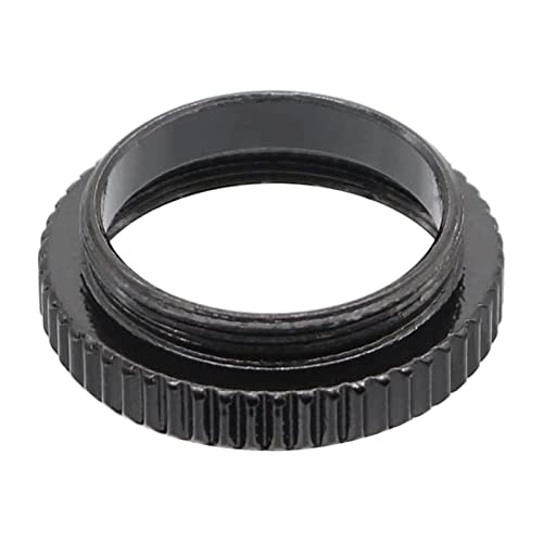 C-CS Mount Converter Spacer C-CS Mount Aliminum Adapter Verlängerungsrohr für CCTV Überwachungskamera Foto Schwarz