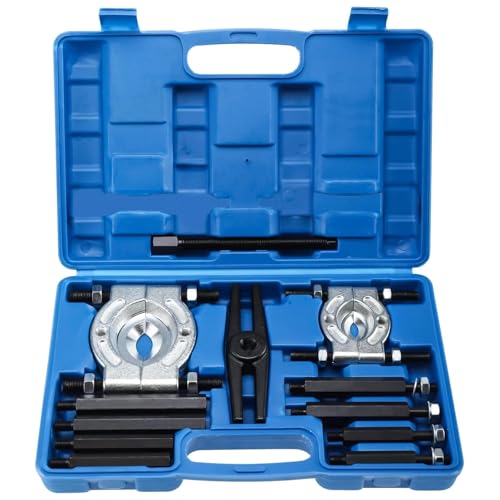 BOOMSTART 12tlg. Lagerabzieher Set Polradabzieher Trennmesser Satz Lagerauszieher Werkzeug für Auto Radnabe Getriebe Ritzel Reparatur