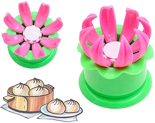Qklovni Baozi-Maker für gedämpfte gefüllte Brötchen, Gebäck, Kuchen, Dampfbrötchen, Kochutensilien-Sets für Küche, 2 Stück