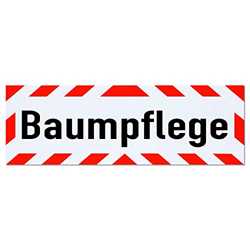 Magnetschild Baumpflege | Schild magnetisch | mehrere Größen lieferbar (45 x 15 cm)