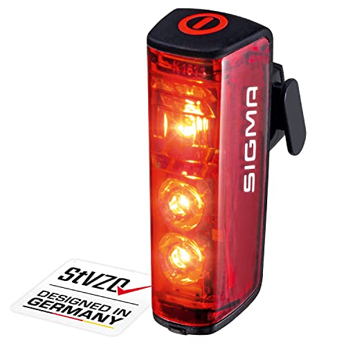 SIGMA Blaze | LED Fahrradrücklicht | StVZO zugelassenes, akkubetriebenes Rücklicht mit Bremslicht