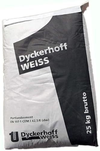 Weißzement Dyckerhoff Weiß CEM I 42,5/R, 25 kg