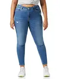 ONLY Damen Jeans 15219241 Medium Blue Denim M-30