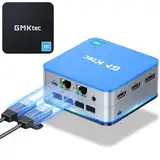 GMKtec G2 Plus Mini-PC, Intel Twin Lake N150 (Upgrade N100, schlägt N100/N95) bis zu 3,6 GHz, Desktop Mini-Computer mit 12 GB LPDDR5 RAM, 256 GB SSD, 3× USB 3.2, WiFi 6, BT 5.2, 2× HDMI, 1× DP,1× RJ45