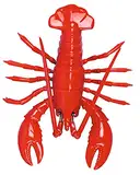 Moses Wackelmagnet Hummer | Deko Magnet für die Küche, Metall, Rot, 12.5 x 9 x 3.5 cm